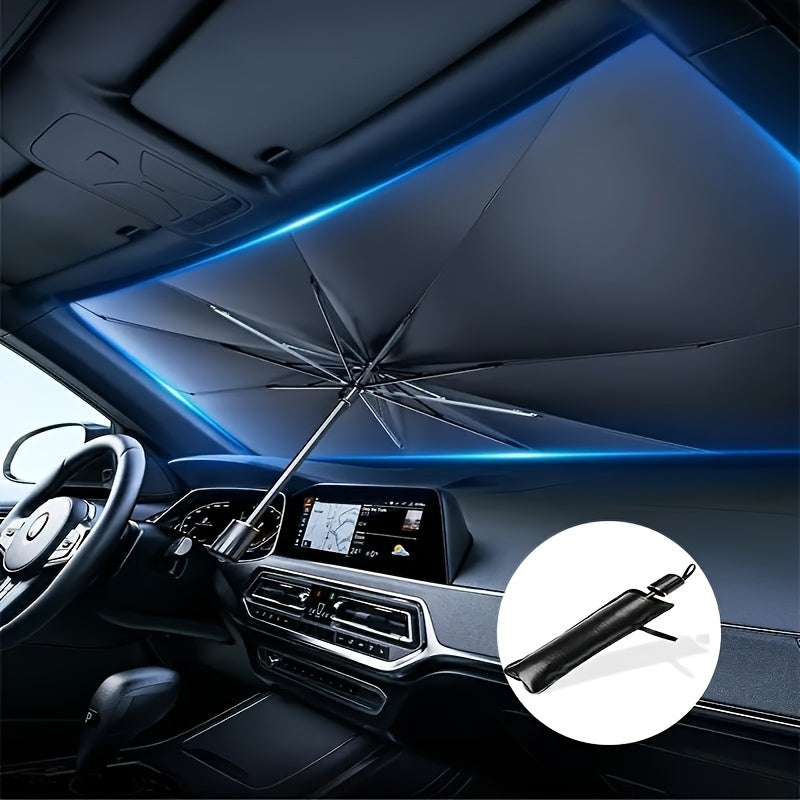 Sunshade For Front Window Auto Interior Accessory, Sun Protection Curtain