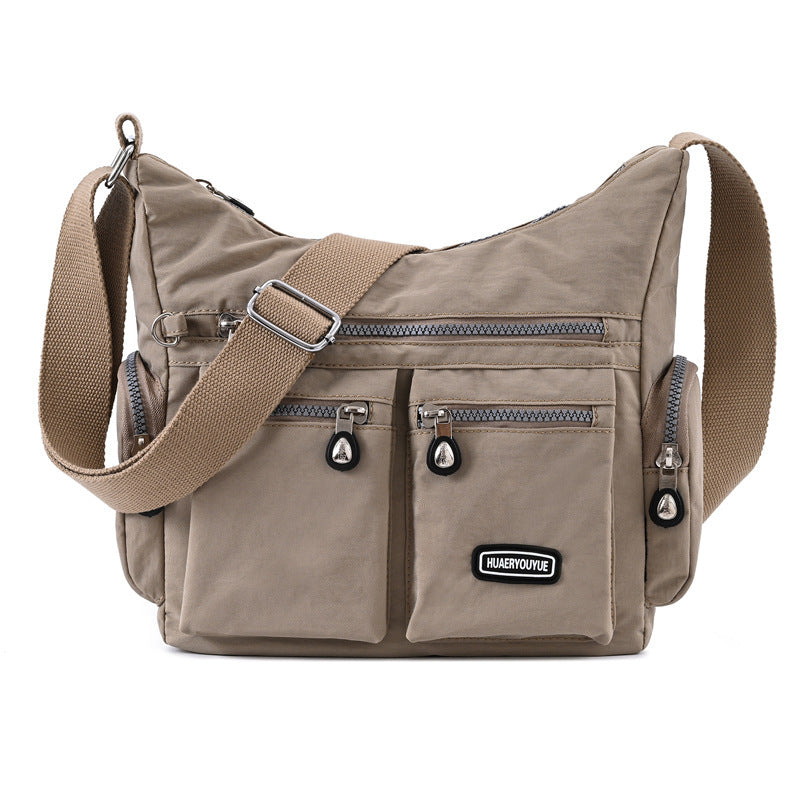 Women’s Waterproof Crossbody Shoulder Bag – Multi-Pocket Nylon Messenger Handbag