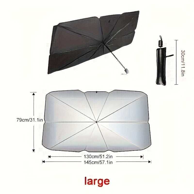 Sunshade For Front Window  Auto Interior Accessory, Sun Protection Curtain