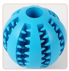 Dog Treat Ball – Interactive Chew Toy, Food Dispenser & Teeth Cleaner