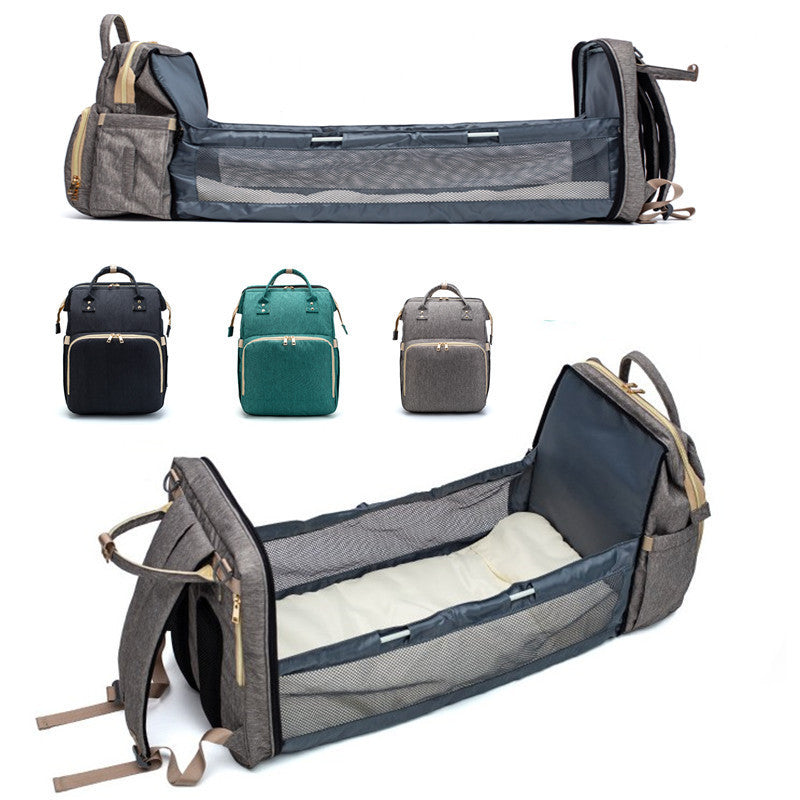 Baby Backpack Bed Folding USB Charging