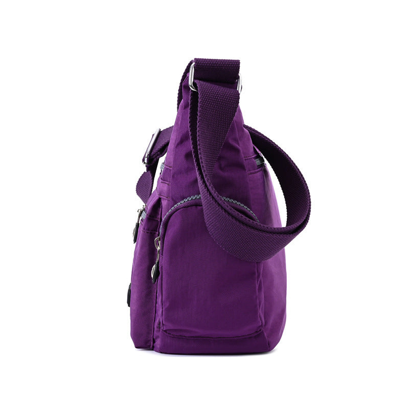 Women’s Waterproof Crossbody Shoulder Bag – Multi-Pocket Nylon Messenger Handbag