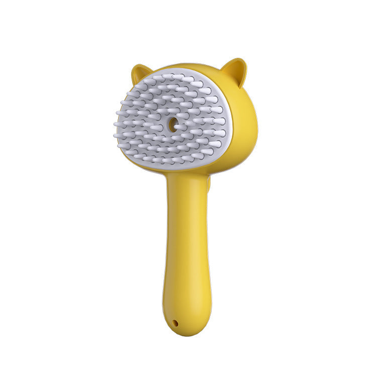 Pet Grooming Brush with Mist – Rechargeable Self-Cleaning Slicker for Cats & Dogs
