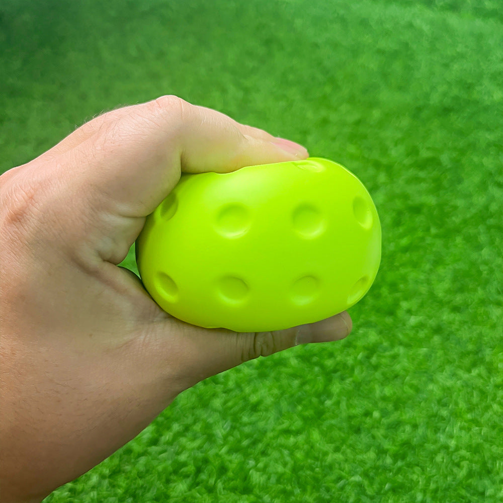 Quiet Foam Pickleball Balls – Soft Low-Impact Practice for Indoor/Outdoor Play (Single or 3 Pack)