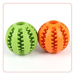 Dog Treat Ball – Interactive Chew Toy, Food Dispenser & Teeth Cleaner