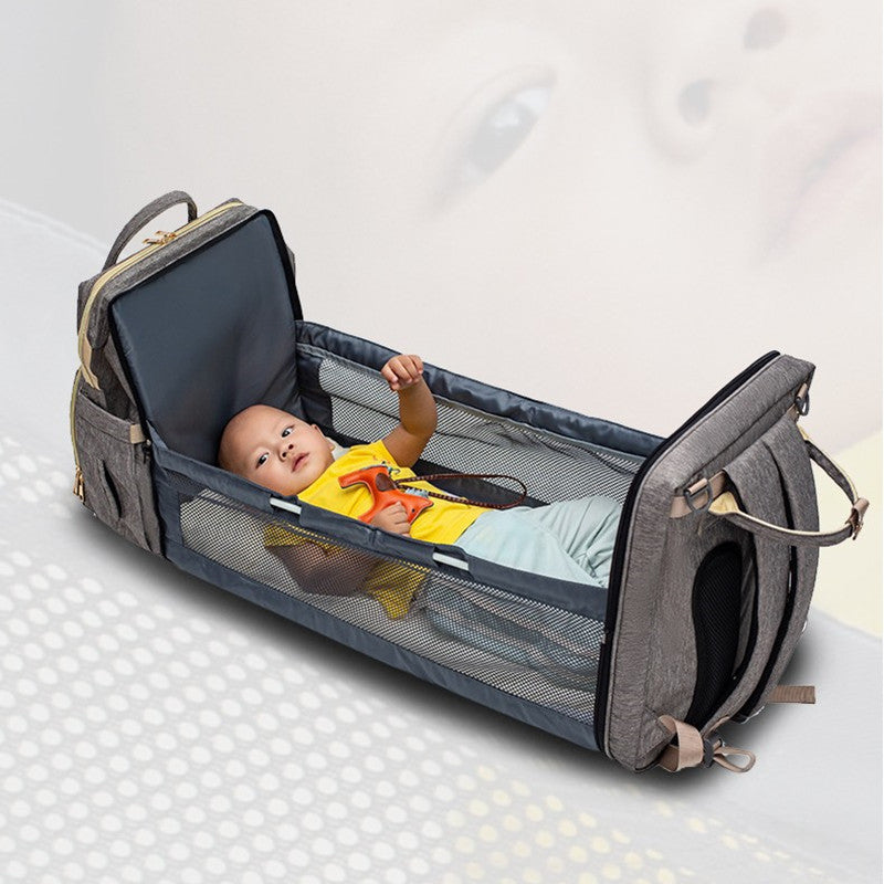 Baby Backpack Bed Folding USB Charging