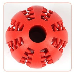 Dog Treat Ball – Interactive Chew Toy, Food Dispenser & Teeth Cleaner