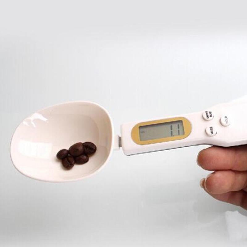 LCD Digital Measuring Spoon Scale – 500g Electronic Kitchen Food Weight Tool for Cooking & Baking