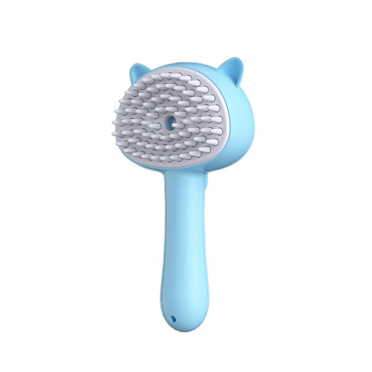 Pet Grooming Brush with Mist – Rechargeable Self-Cleaning Slicker for Cats & Dogs
