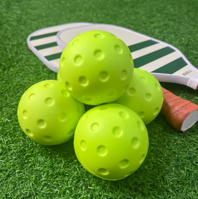 Quiet Foam Pickleball Balls – Soft Low-Impact Practice for Indoor/Outdoor Play (Single or 3 Pack)