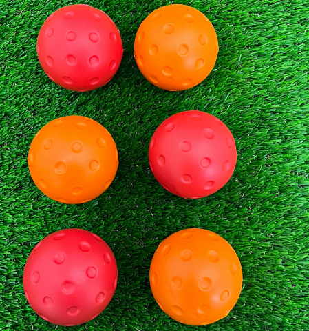 Quiet Foam Pickleball Balls – Soft Low-Impact Practice for Indoor/Outdoor Play (Single or 3 Pack)