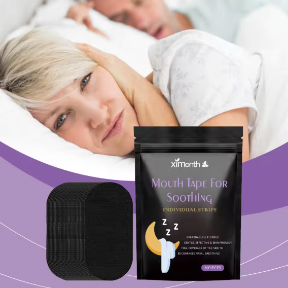 30-Pack Mouth Tape for Sleeping – Anti-Snoring Strips for Better Breathing & Restful Nights