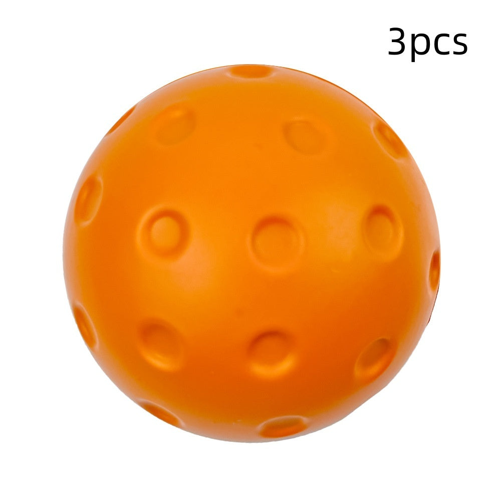 Quiet Foam Pickleball Balls – Soft Low-Impact Practice for Indoor/Outdoor Play (Single or 3 Pack)