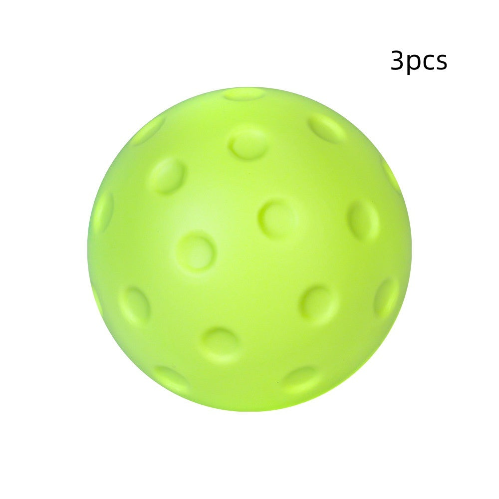 Quiet Foam Pickleball Balls – Soft Low-Impact Practice for Indoor/Outdoor Play (Single or 3 Pack)
