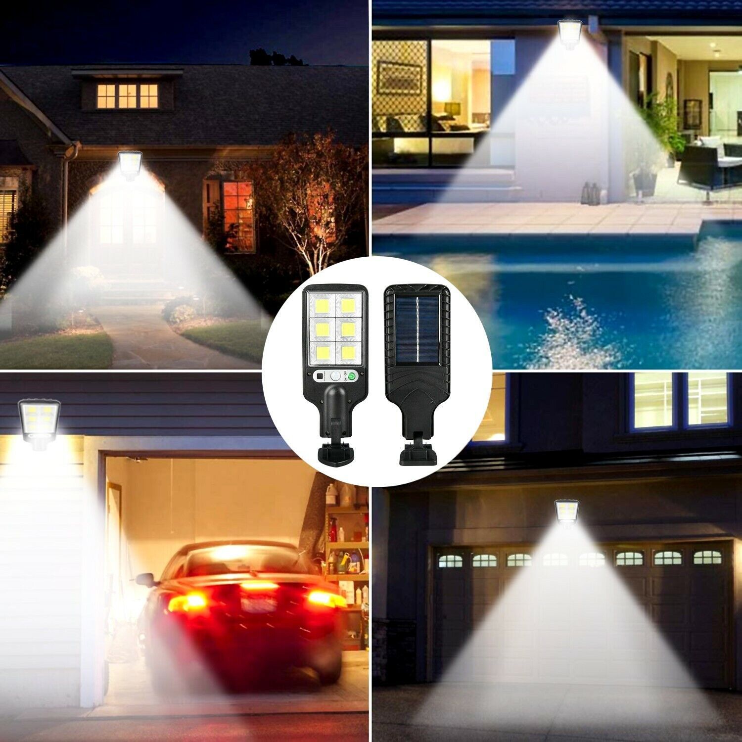 Outdoor Street Wall Lamp Solar Wall Lamp Lights LED Solar Motion Sensor Light