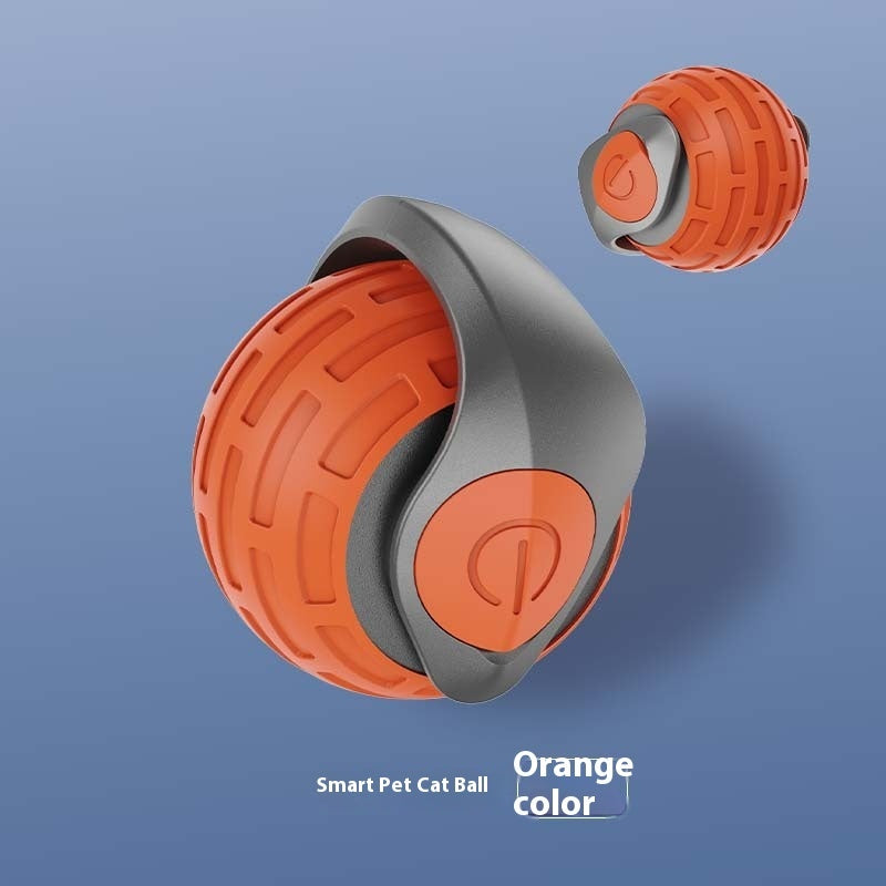 Smart Electric Cat Toy Ball – USB Rechargeable Interactive Rolling Toy for Cats & Pets