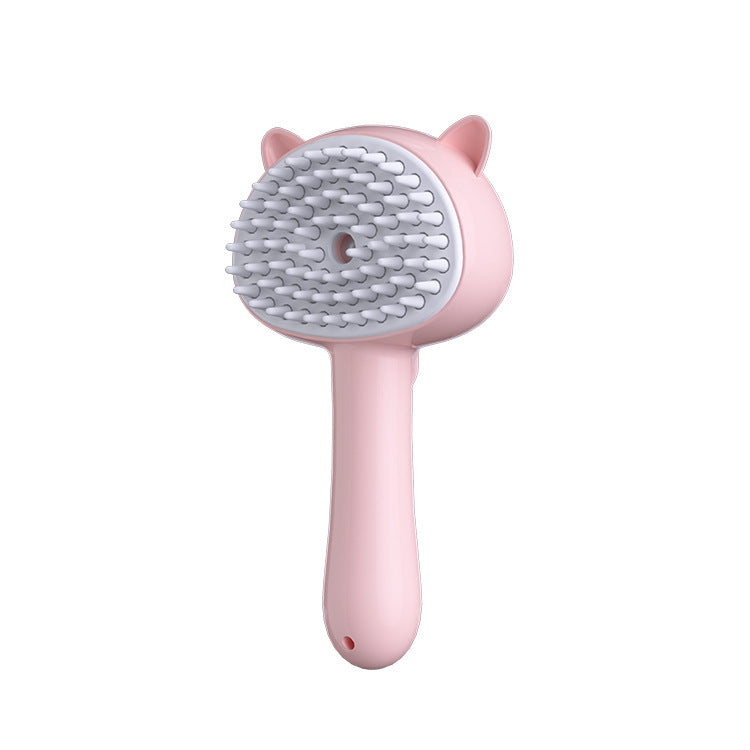 Pet Grooming Brush with Mist – Rechargeable Self-Cleaning Slicker for Cats & Dogs