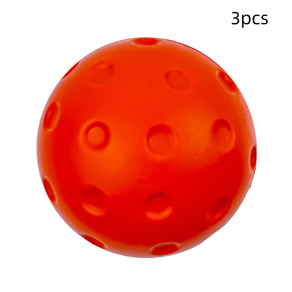 Quiet Foam Pickleball Balls – Soft Low-Impact Practice for Indoor/Outdoor Play (Single or 3 Pack)