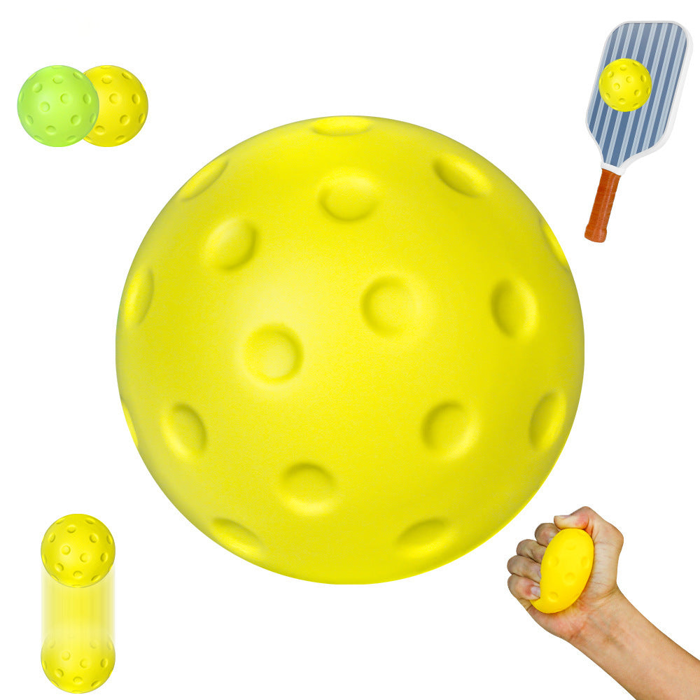 Quiet Foam Pickleball Balls – Soft Low-Impact Practice for Indoor/Outdoor Play (Single or 3 Pack)