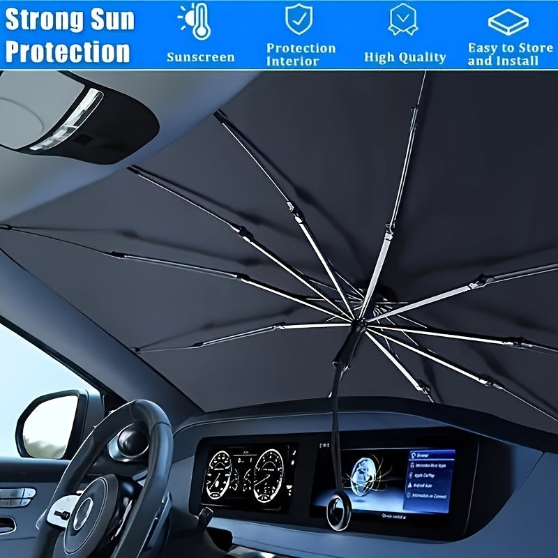Sunshade For Front Window  Auto Interior Accessory, Sun Protection Curtain