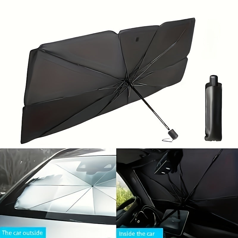 Sunshade For Front Window  Auto Interior Accessory, Sun Protection Curtain
