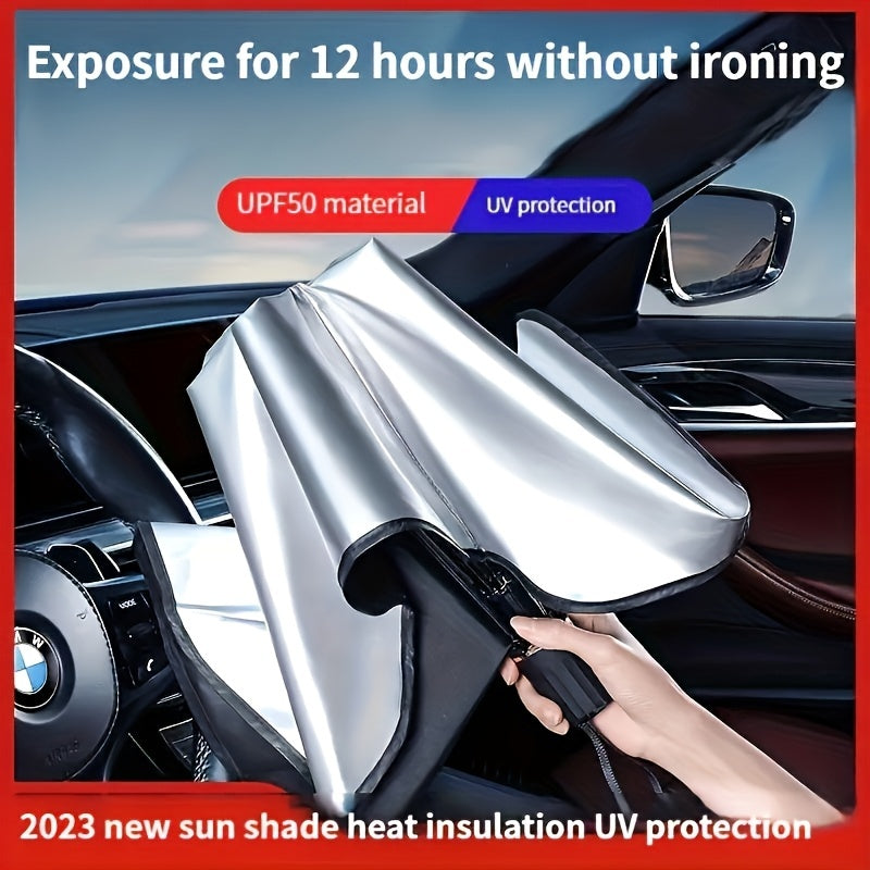 Sunshade For Front Window  Auto Interior Accessory, Sun Protection Curtain